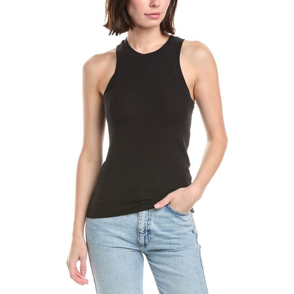 Atm Anthony Thomas Melillo Womens Rib Tank Top, Black